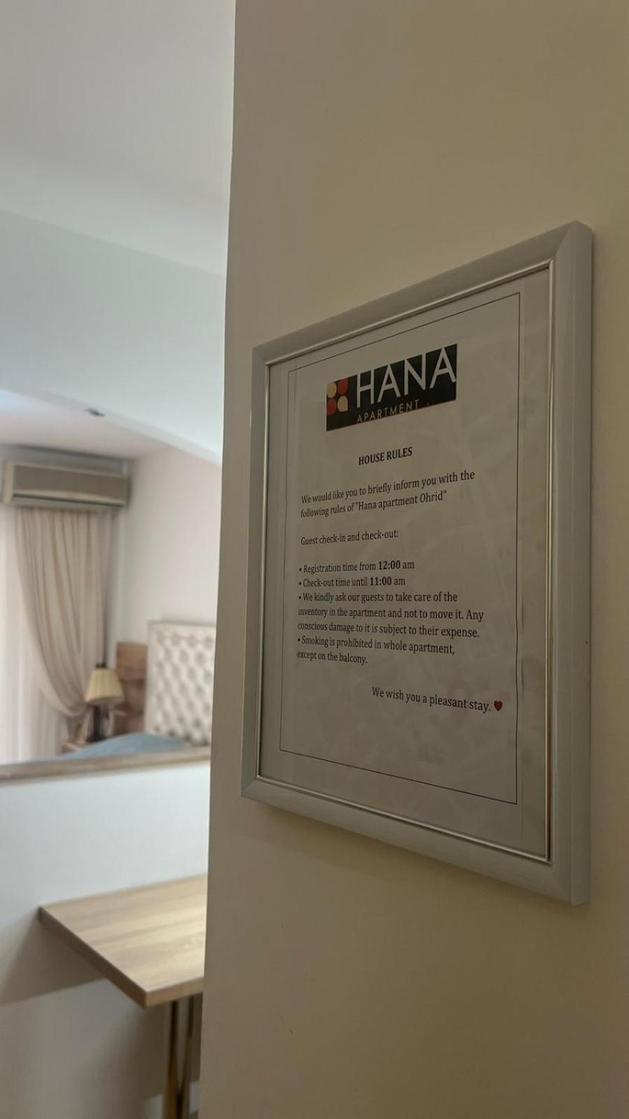 Hana Apartment โอครีด ภายนอก รูปภาพ